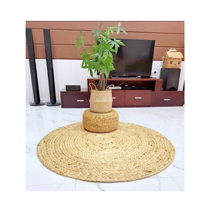 Napperon rond en jacinthe d'eau écologique Vietnam matériau de haute qualité en vrac vente en gros pas cher décoration jacinthe d'eau - Product Image 4