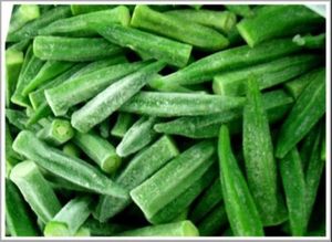 Okra madura congelada a granel de alta calidad en paquetes de 2 kg con larga vida útil, rica en fibra dietética, ideal para exportación, cocina y alimentos. - Product Image 3