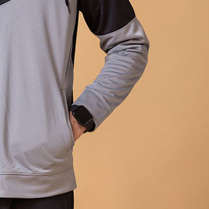 Chándales con cremallera y logotipo personalizado para hombres y mujeres, ideales para equipos y ropa deportiva - Product Image 5