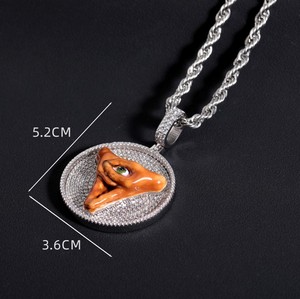 จี้เพชรสุดหรูประดับฮิปฮอปประดับจี้ VVS Moissanite ตามสั่ง - Product Image 4