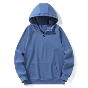 2025 sudaderas con capucha de moda de 280 gramos para hombres, ropa de calle multicolor, diseño pequeño MOQ bordado, teñido liso, temporada de primavera para hombres - Product Image 5