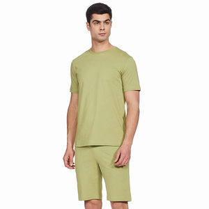 Conjunto de Camiseta corta de talla grande para hombre con estampado de calle de la mejor calidad 100% algodón transpirable de secado rápido ropa de verano informal de baja tasa - Product Image 3