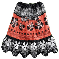 Jupes brodées de style pohnpeïen pour femmes de haute qualité, coton, îles de Micronésie, mode tribale, grande taille