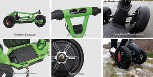 UAL-Tacón redondo de 3 Wpara bicicleta y kateboard, 2 F - Product Image 5