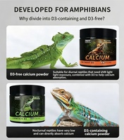 Poudre de calcium pour lézards Vitamines Suppléments nutritionnels pour reptiles Probiotiques Électrolytes D3 Multivitamines Soutien immunitaire Sensible