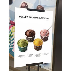 ป้ายเมนูร้านอาหารแบบแข็ง ทำจากแผ่นโฟมพีวีซี พิมพ์ลายดิจิทัลตามสั่ง - Product Image 1