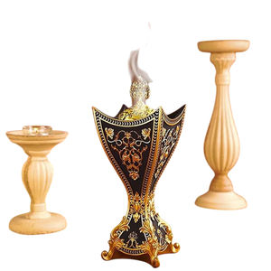 Brûleur d'encens en métal de qualité supérieure Design fabuleux Brûleur d'encens islamique Diffuseur de parfum Brûleur Bakhoor Prix abordable - Product Image 3