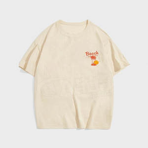 T-shirts pour hommes de couleur unie pour l'extérieur Conception légère de sérigraphie Matériau 100% coton - Product Image 1