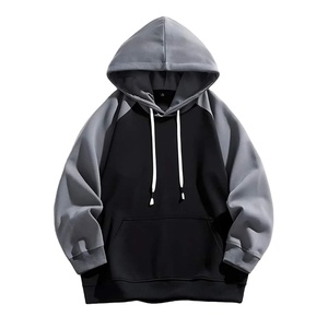 High Quality 300gsm Heavyweight 100% Cotton Pullover <b>Hoodie</b> French Terry Drop Shoulder No <b>Strings</b> Oversized Men's Letter Pattern - Product Image 6