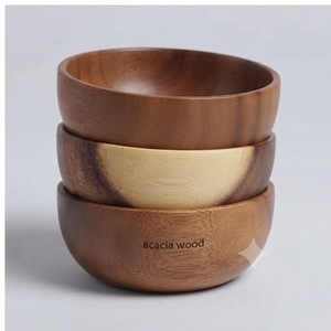 Bol en bois fait main, design minimaliste, bois non traité, artisanat pour servir les aliments, idéal pour offrir - Product Image 3