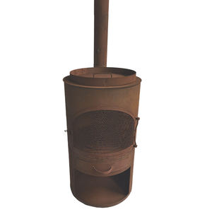 Nouveau produit Cheminée de jardin multifonctionnelle Bois de chauffage extérieur <span class=keywords><strong>Insert</strong></span> de cheminée en bois d'acier - Product Image 3