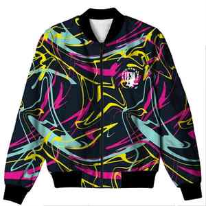 Fabrication professionnelle nouvelle veste bombardier d'hiver pour hommes en gros à bas prix toile tissu respirant Logo personnalisé Style formel - Product Image 3