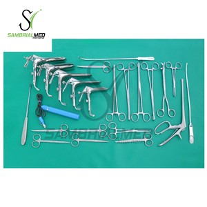 ชุดเครื่องมือผ่าตัดการผ่าตัด laparotomy พื้นฐานทำจากสเตนเลสสตีลใช้ด้วยมือของเยอรมัน D & C นำมาใช้ใหม่คุณภาพระดับพรีเมียม - Product Image 2