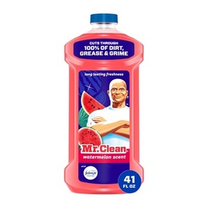 (6 pack) Mr. Clean All Purpose Cleaner, Floor Cleaner for <b>Mopping</b>, <b>Cleaning</b> Liquid, Lemon, Anti-Bacterial, 23 fl oz - Product Image 3