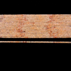 ลูกปัดเซอร์คอนเหลี่ยมเพชรพลอยสีส้มธรรมชาติลูกปัดพลอยเทียมเพทายขนาด3มม. สำหรับการทำเครื่องประดับ - Product Image 6