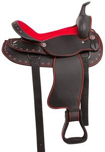 Selle de cheval en cuir synthétique de haute qualité Best-seller Western Barrel Racing Trail Selles Direct India-Disponible dans toutes les tailles - Product Image 6