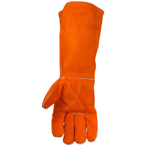 Vente chaude de haute qualité Hommes Meilleurs gants de soudage Gants de travail d'hiver avec cuir de vache fendu - Product Image 6