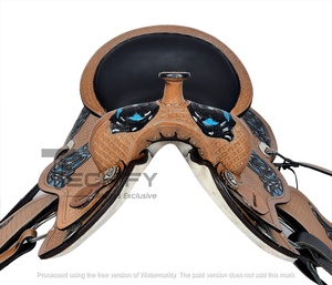 Selle de cheval en cuir confortable pour la longue distance, équipement équestre, accessoires pour chevaux, produit équestre - Product Image 2