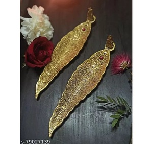 Quemador de Incienso de Lujo para Decoración del Hogar, Diseño de Hojas de Aluminio con Acabado Antiguo, Porta Incienso de Metal - Product Image 2