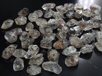 Quartz Diamant Herkimer Clair, Pierres Précieuses Minérales Naturelles, Points de Guérison Taillés Naturellement, Bruts Terminés, 15-20MM, Origine États-Unis