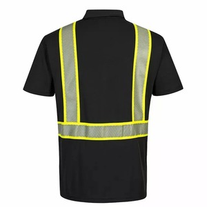 Polo de travail de haute qualité, Logo personnalisé, vêtements réfléchissants, boutonné, sécurité, vente en gros, bas Minimum, meilleures chemises - Product Image 6
