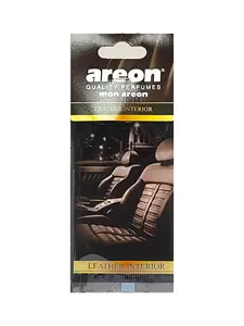 AREON MON Hanging Best Car Air Freshener Leather Interior Scent, Paper Hanging Ornaments, Long Lasting Scent for Car or Home