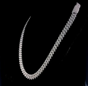 Elegante collar de cadena cubana de platino, joyería unisex de estilo Hiphop de primera calidad para aniversarios, uso diario y fines de regalo - Product Image 5