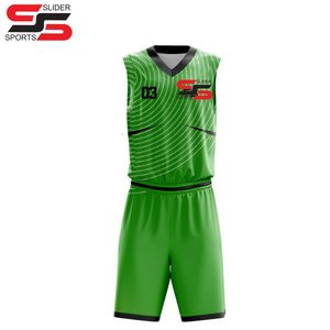 Transpirable Diseño personalizado Correr Baloncesto en blanco Jersey Kit Uniformes Uniforme de baloncesto de buena calidad - Product Image 3