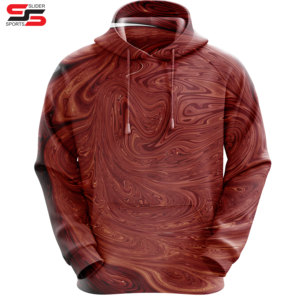 Sudaderas con capucha personalizadas Sublimación Sudaderas con capucha de lana pesada 100% Poliéster para deportes - Product Image 3