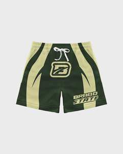 100% poliéster sublimación cordón cintura pantalones cortos de tela de malla para hombres transpirable verano ropa personalizada pantalones cortos para hombres - Product Image 3