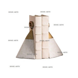 ชุดที่คั่นหนังสือทำจากไม้และโลหะรูปทรงที่กำหนดเอง4ชุดสำหรับหนังสือบ้านโรงเรียนสำนักงาน - Product Image 3