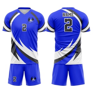 เสื้อฟุตบอลสำหรับผู้ชายเสื้อฟุตบอลแบบสั่งทำชุดฟุตบอลแบบระเหิด100% ผ้าโพลีเอสเตอร์ - Product Image 4