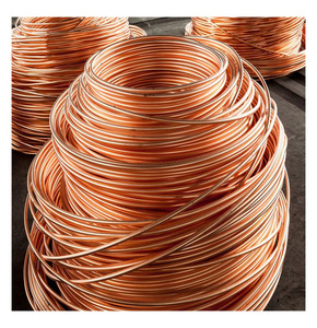 Alambre de cobre rojo chatarra 99.99% desnudo brillante venta al por mayor muchas toneladas disponibles directo de fábrica - Product Image 1