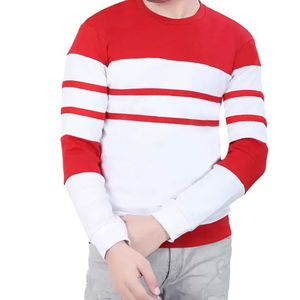 Sweat-shirt à col rond pour homme imprimé sur mesure, long, hiver, 100% coton, polaire, impression puff, broderie logo, uni, taille XS - Product Image 3