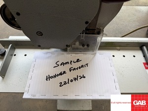 Hohner Favorit Heavy Duty Wire Stitcher Machine for Sale - Saddle Stitcher Machine - Product Image 5