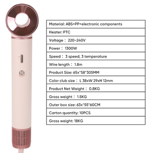Professionnel 6 en 1 ionique brosse à Air chaud cheveux Styler haute vitesse fer à friser lisseur volumateur sèche-cheveux pour les Styles de séchage - Product Image 5