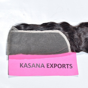 Cierre 6x6 de Color Natural, 100% Cabello Humano Virgen Remy Indio con Cutícula Alineada, Gorra de Encaje Completo, 100g, Sin Procesamiento, Sin Aditivos - Product Image 2