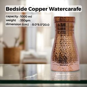 Wholesale Supplier Copper Water <b>Jug</b> Benefit Good Health Copper <b>Jug</b> for <b>Milk</b> Metal Hammered Sugar Pot or Carafe or Bedside Pot - Product Image 4