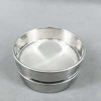 RUNNEST 200mm Saringan Pengujian Ultrasonik Laboratorium Layar Getar Kecepatan 1400r/menit 1-8 Lapisan Ukuran Kecil Pemisah Makanan dan Bahan Kimia