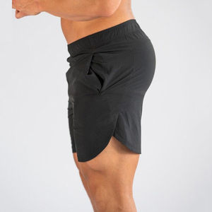 Short de gymnastique à taille élastique pour hommes, short de gymnastique à séchage rapide et respirant, short de gym pour hommes de style High Street, nouvel arrivage - Product Image 2