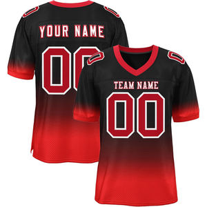 Ropa de calle, camisetas de fútbol americano, ropa deportiva urbana, ropa de discoteca, secado rápido, transpirable, malla de poliéster, sublimación, nombre del logotipo del equipo - Product Image 1