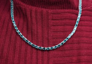 สร้อยคอตัดรูปม้าทัวร์มาลีนแบบหลาย Paraiba ได้รับการรับรองจากร้าน IGI เครื่องประดับงานแต่งงานของขวัญวันครบรอบปาร์ตี้สำหรับภรรยาดีไซน์เนอร์ - Product Image 5