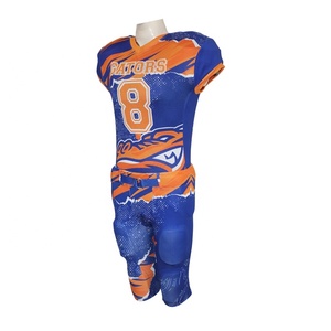 Conjunto de Uniforme de Fútbol Americano de Primera Calidad, Modelo 2026, 100% Poliéster, Manga Corta, Sublimación Personalizada, Ropa Deportiva para Hombre Adulto - Product Image 2