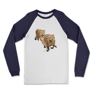 Camiseta Clásica de Manga Larga Raglán Cheetah Brothers, 100% Algodón, Material Transpirable - Product Image 4