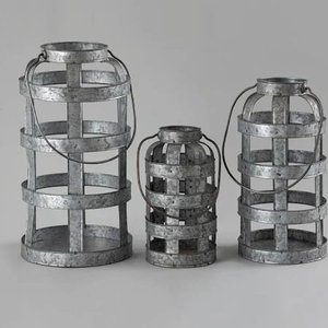 โคมไฟเทียนชุบสังกะสีสำหรับตกแต่งบ้านและสวนโคมไฟโต๊ะสำเร็จรูปสีเงินสำหรับตกแต่งคริสต์มาส - Product Image 5