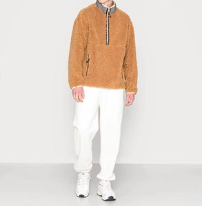 Veste polaire ultra-douce pour homme Sherpa Toile coupe minimaliste pour un confort toute la journée Tenues de saison froide - Product Image 6