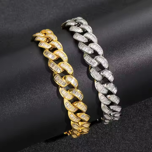 925 Silver Moissanite Diamond Bracelet Stylish Wrist Jewelry With Carefully Set Stones Polished Silver Surface And Long Lasting - Product Image 6