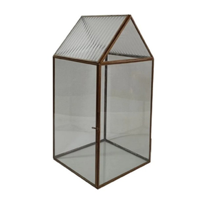 Terrario de plantas de metal y vidrio de diseño moderno, diseño de lujo de alta calidad para el hogar, restaurante, decoraciones de Hotel, decoración de mesa - Product Image 1