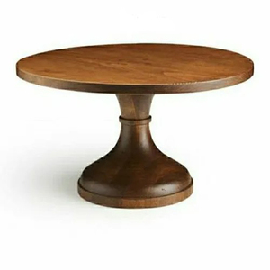 Support à gâteau en bois d'acacia servant des plateaux à dessert créatifs avec support à gâteau de forme polie et ronde faite à la main - Product Image 5