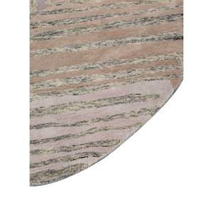 Blue Hand Tufted <b>Wool</b> Viscose Pathways Rug Geometric for Home Living Hallway Entryway 9x12 Rectangle Plush Carpet-Tra-1299 - Product Image 4